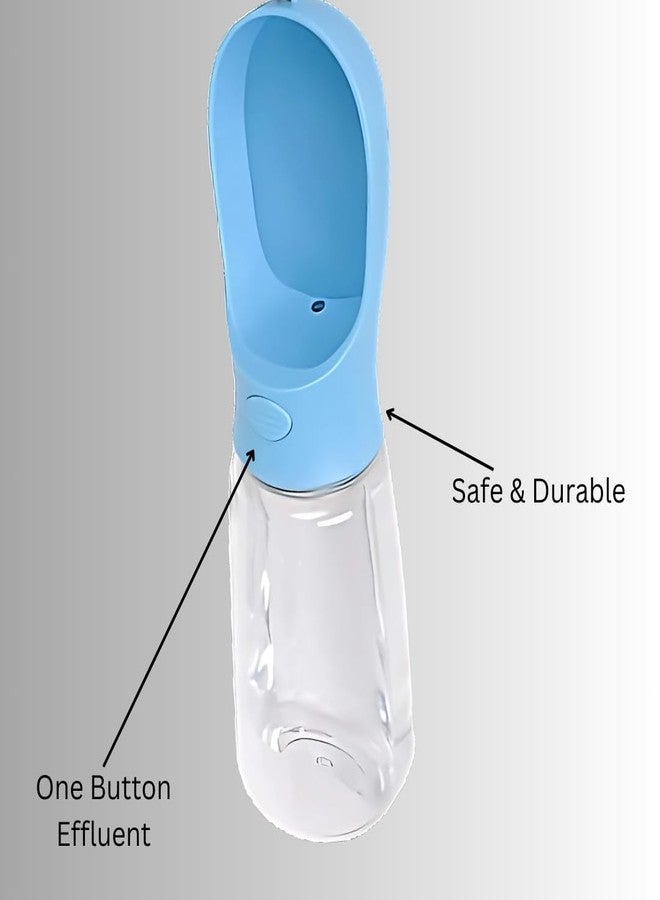 PET FUN Pet Water Feeder Bottle | Leak-Proof, Portable Water Dispenser for Pets | Ideal for Travel, Walks, Hiking, Outdoor Activities (Blue, 500ml) - Image 4